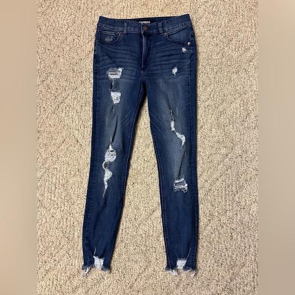 Express Denim - Express Jeans Ankle High Rise Stretch+ Size 4R